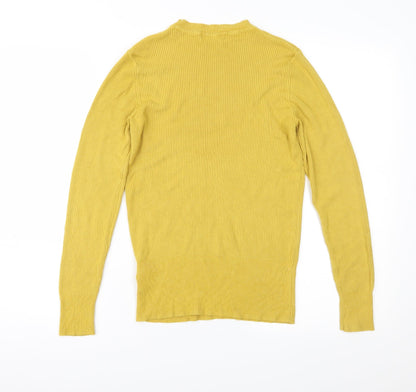 Marks & Spencer Womens Yellow   Pullover Jumper Size 14