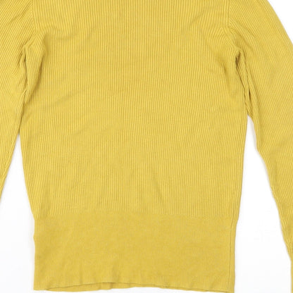 Marks & Spencer Womens Yellow   Pullover Jumper Size 14