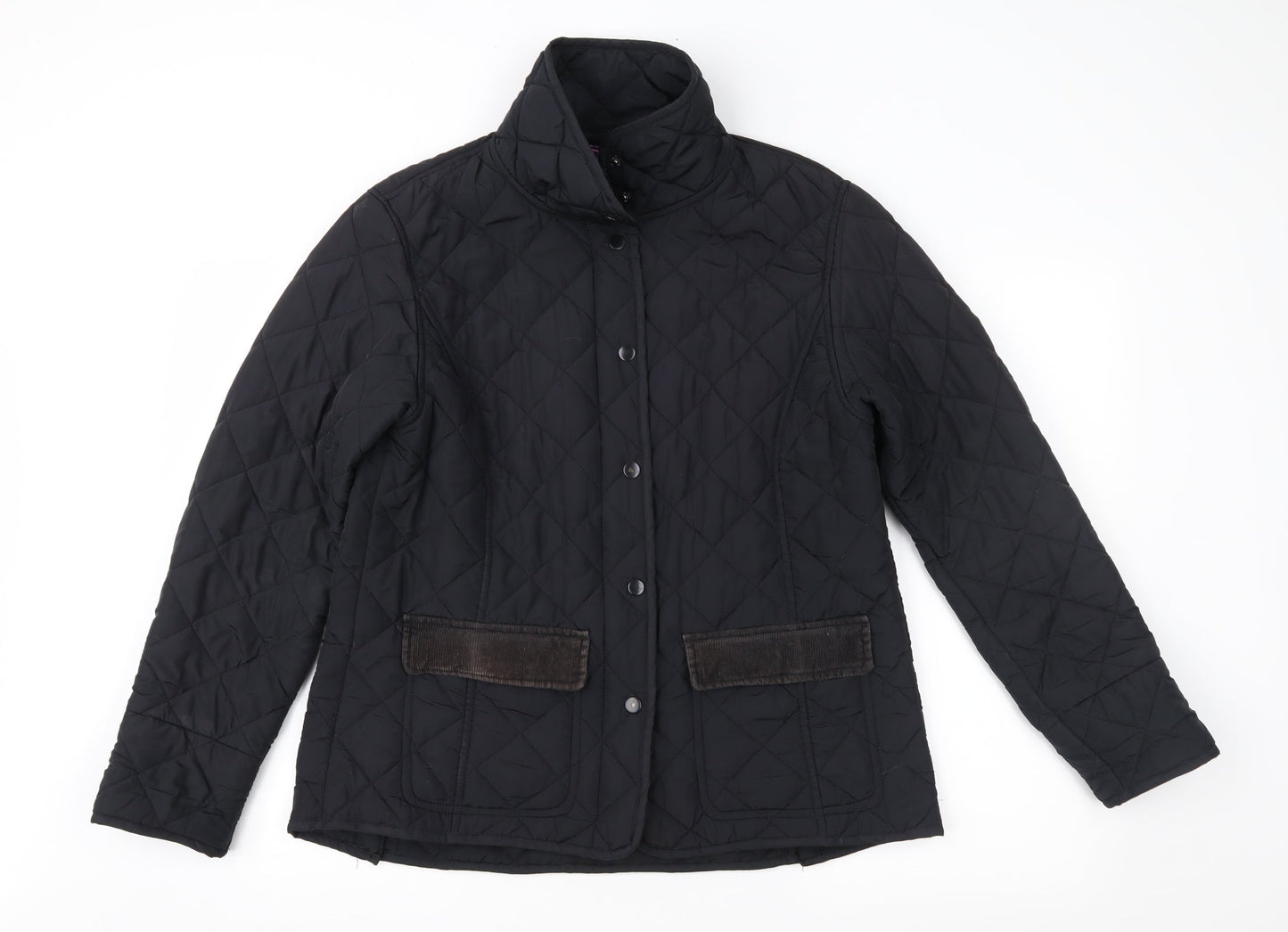 Dock of the Bay Womens Black   Quilted Jacket Size 12