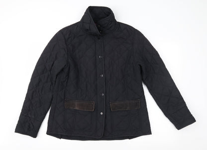 Dock of the Bay Womens Black   Quilted Jacket Size 12