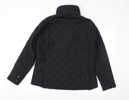 Dock of the Bay Womens Black   Quilted Jacket Size 12