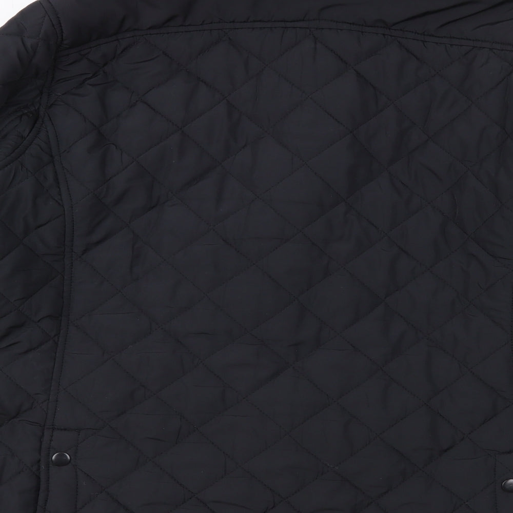 Dock of the Bay Womens Black   Quilted Jacket Size 12