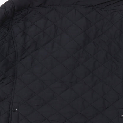 Dock of the Bay Womens Black   Quilted Jacket Size 12