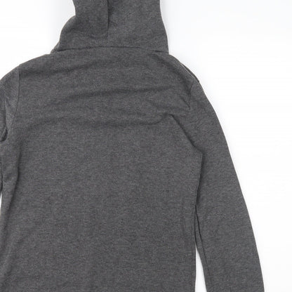 Kivenst Womens Grey   Pullover Hoodie Size M