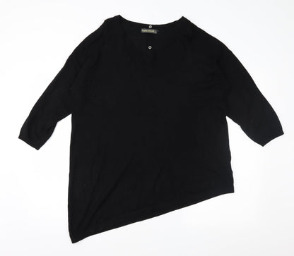 Paramour Womens Black   Pullover Jumper Size XL