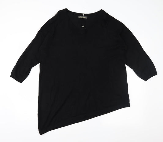 Paramour Womens Black   Pullover Jumper Size XL