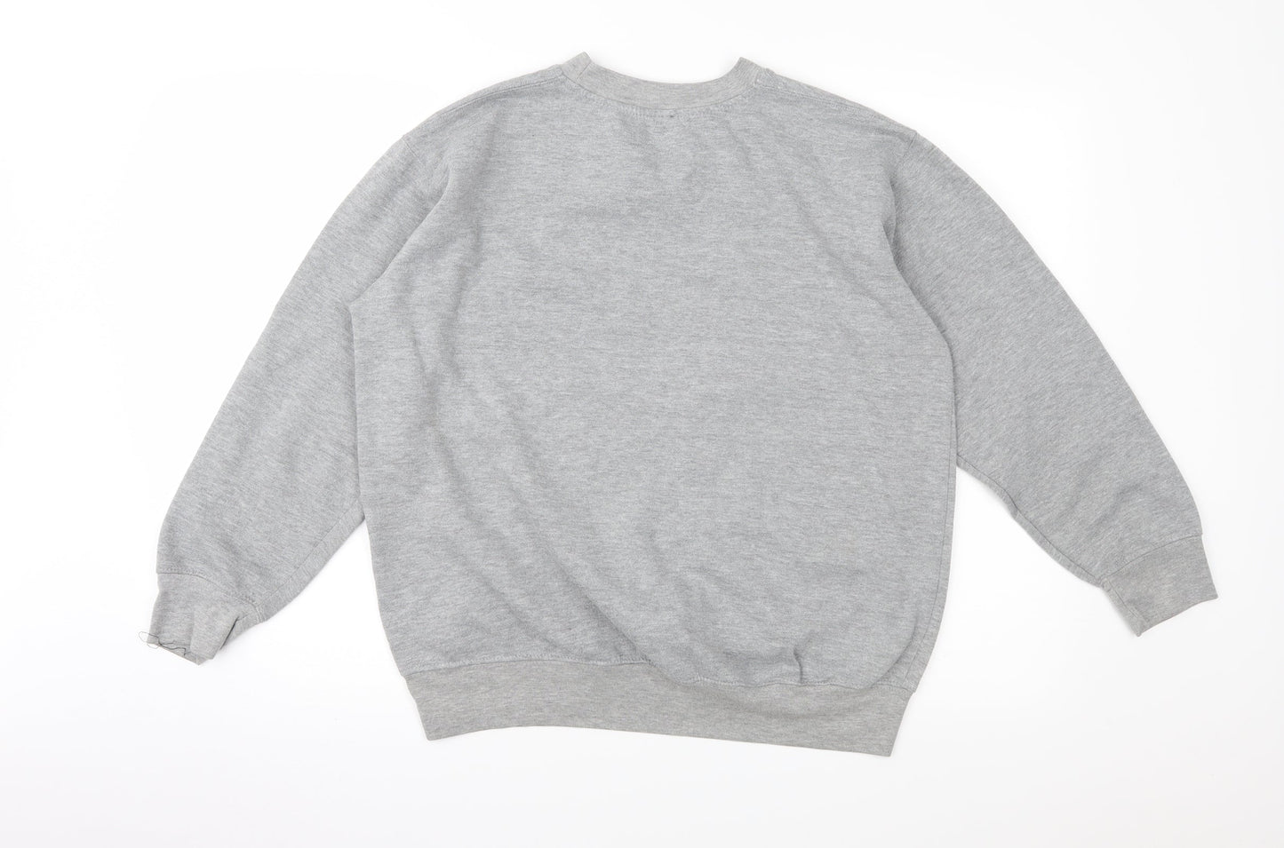 Mens UK Size S Preworn Grey Pullover Sweatshirt