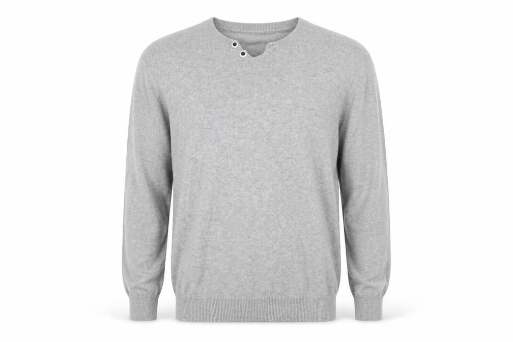 Mens UK Size XL River Island Grey Pullover Jumper