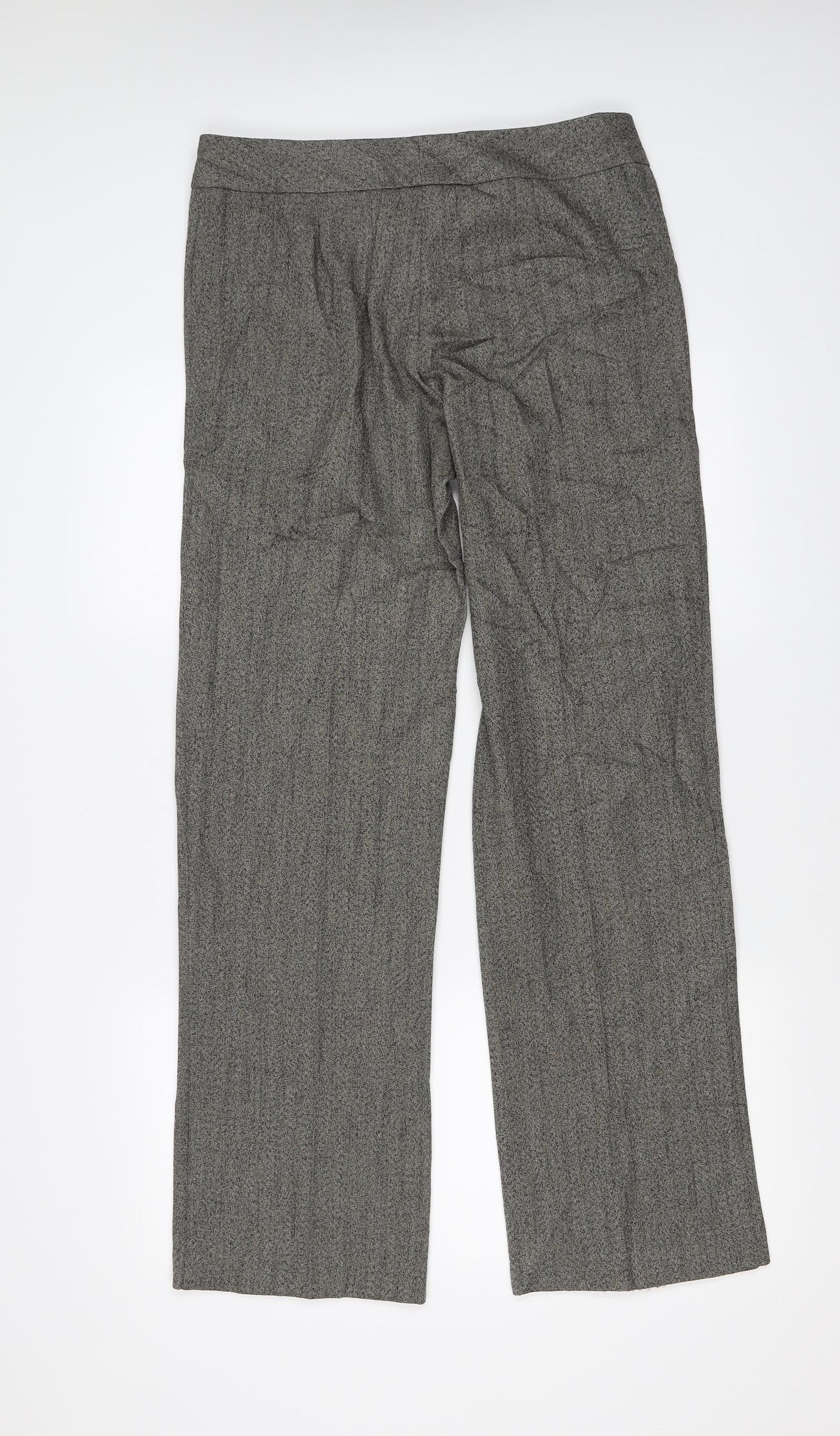 Womens UK Size 10 Marks and Spencer Regular Fit  Brown Trousers