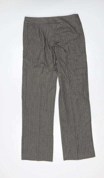 Womens UK Size 10 Marks and Spencer Regular Fit  Brown Trousers