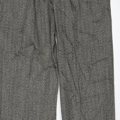 Womens UK Size 10 Marks and Spencer Regular Fit  Brown Trousers