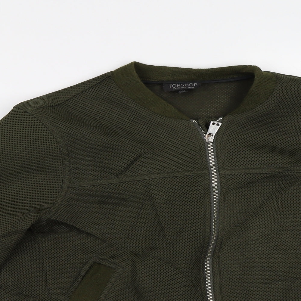 Womens UK Size 10 Topshop Green Jacket