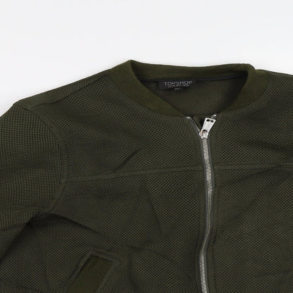 Womens UK Size 10 Topshop Green Jacket