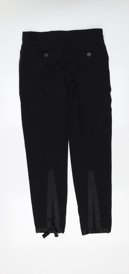 Halston Womens Black   Trousers  Size 6 L29 in - leg detail