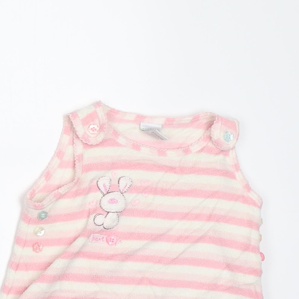 NEXT Girls Pink Striped  A-Line  Size 0-3 Months
