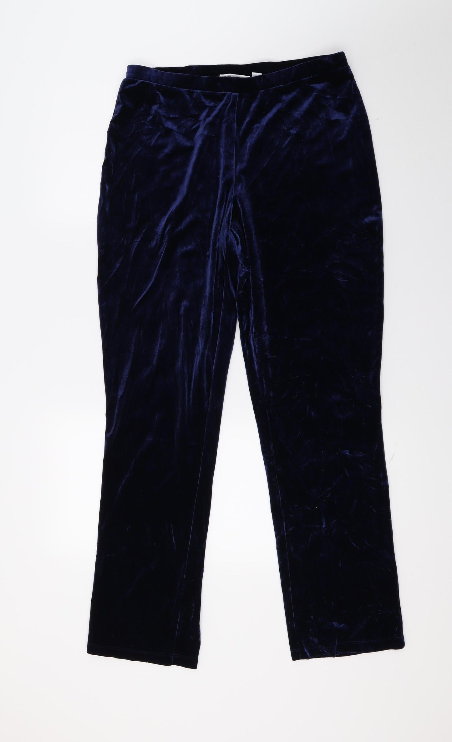 Susan Graver Womens Blue   Trousers  Size S L29 in