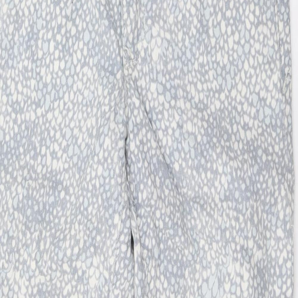 Gap Womens Grey Animal Print  Skinny Jeans Size 26 L25 in