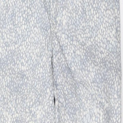 Gap Womens Grey Animal Print  Skinny Jeans Size 26 L25 in