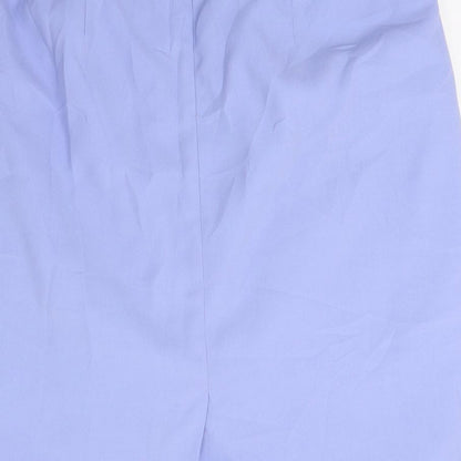I.D Collection Womens Blue   A-Line Skirt Size 18