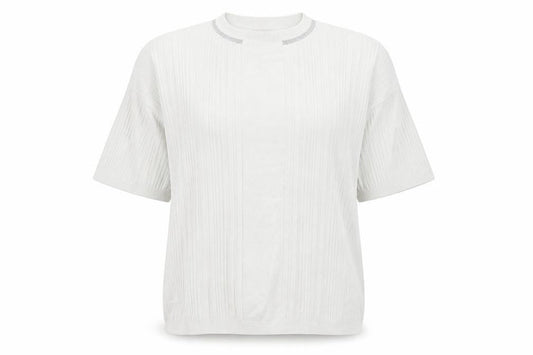 River Island Womens White  Knit Pullover Jumper Size 10