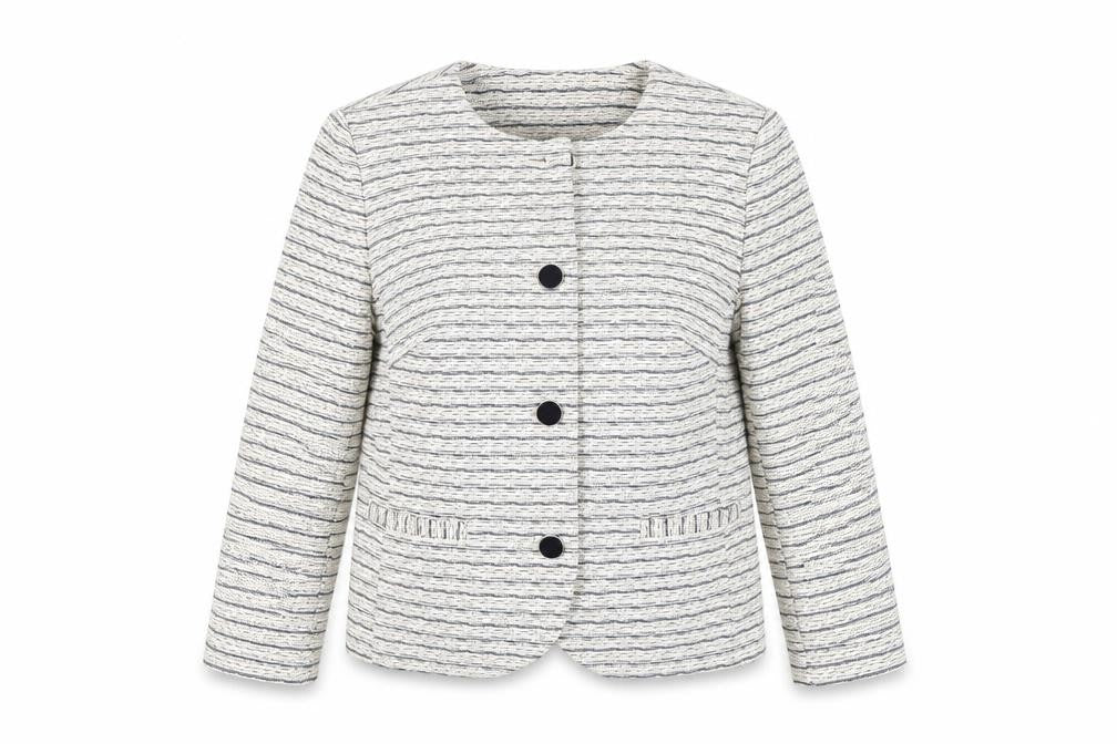 Womens UK Size 16 Marks and Spencer White Jacket