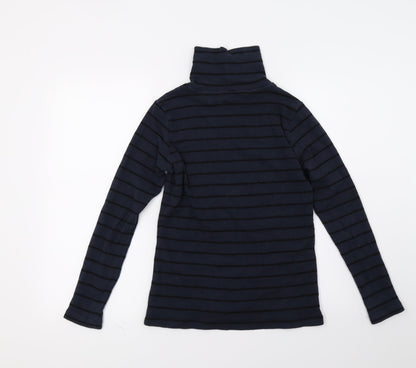 Gap Womens Blue Striped Jersey Pullover Jumper Size M