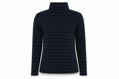 Gap Womens Blue Striped Jersey Pullover Jumper Size M