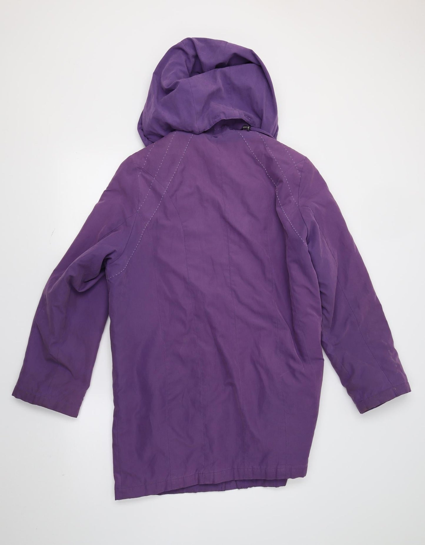 Klass Womens Purple   Overcoat Coat Size M