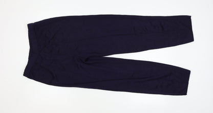 Womens UK Size M Preworn Regular Fit  Blue Trousers
