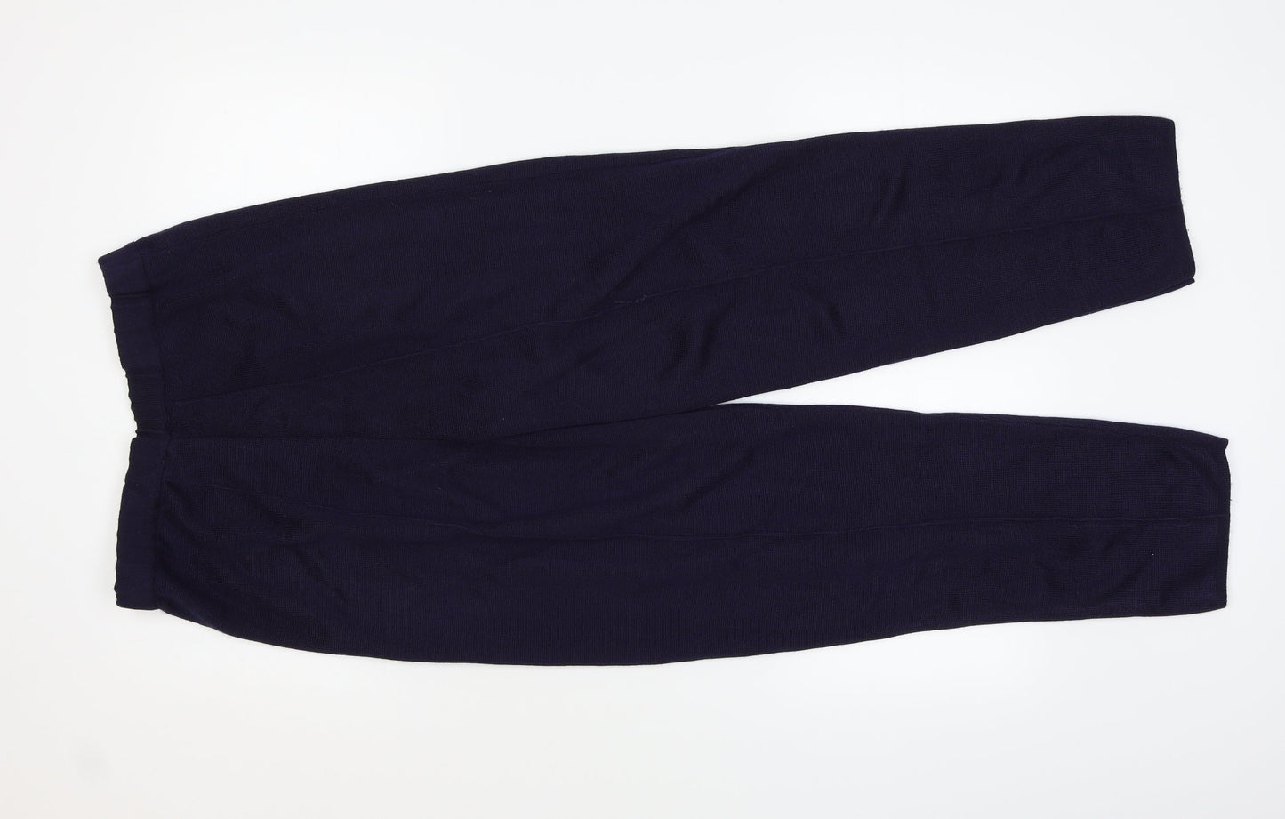 Womens UK Size M Preworn Regular Fit  Blue Trousers