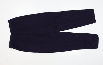 Womens UK Size M Preworn Regular Fit  Blue Trousers