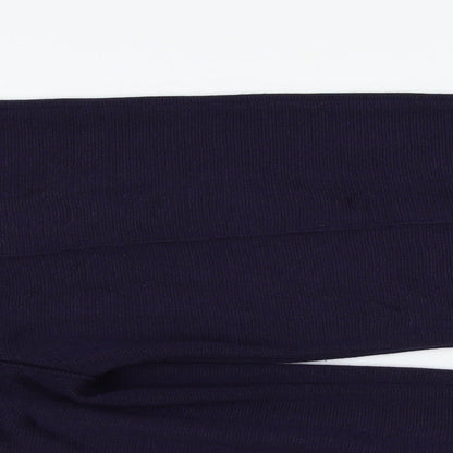 Womens UK Size M Preworn Regular Fit  Blue Trousers