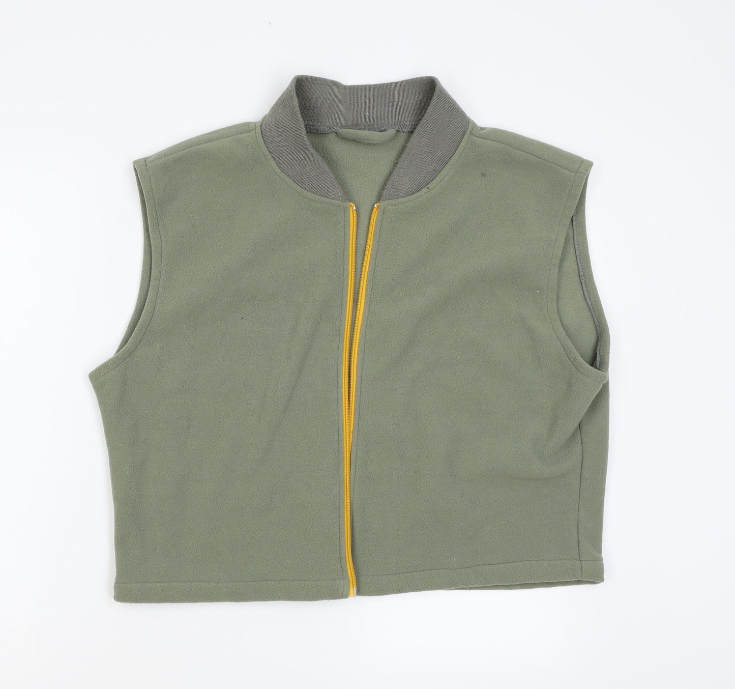 Preworn Womens Green   Full Zip Jumper Size L