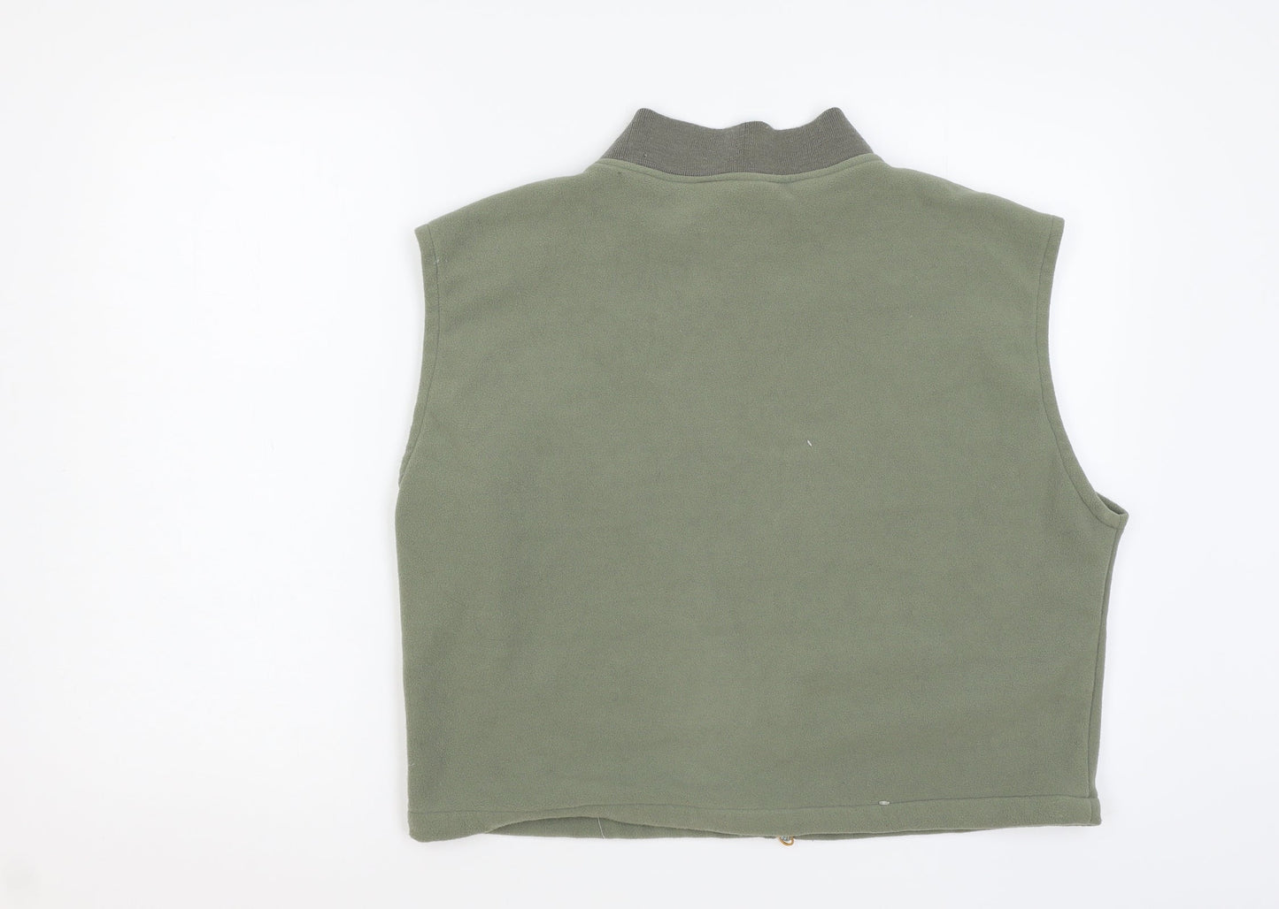 Preworn Womens Green   Full Zip Jumper Size L