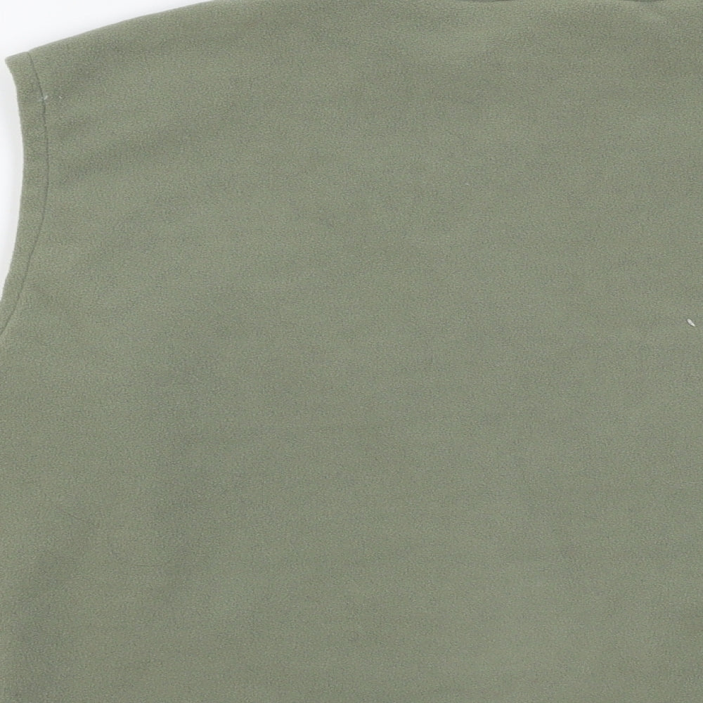 Preworn Womens Green   Full Zip Jumper Size L