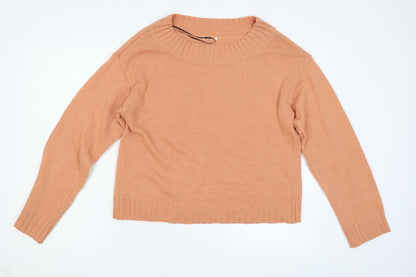 Preworn Womens Orange   Pullover Jumper Size M