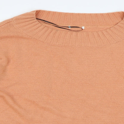 Preworn Womens Orange   Pullover Jumper Size M