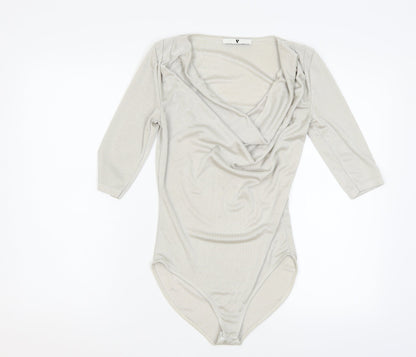 Very Womens Silver   Bodysuit One-Piece Size 10