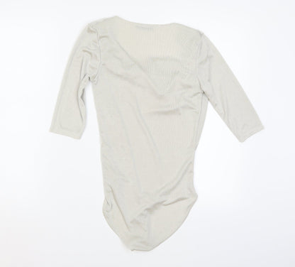 Very Womens Silver   Bodysuit One-Piece Size 10