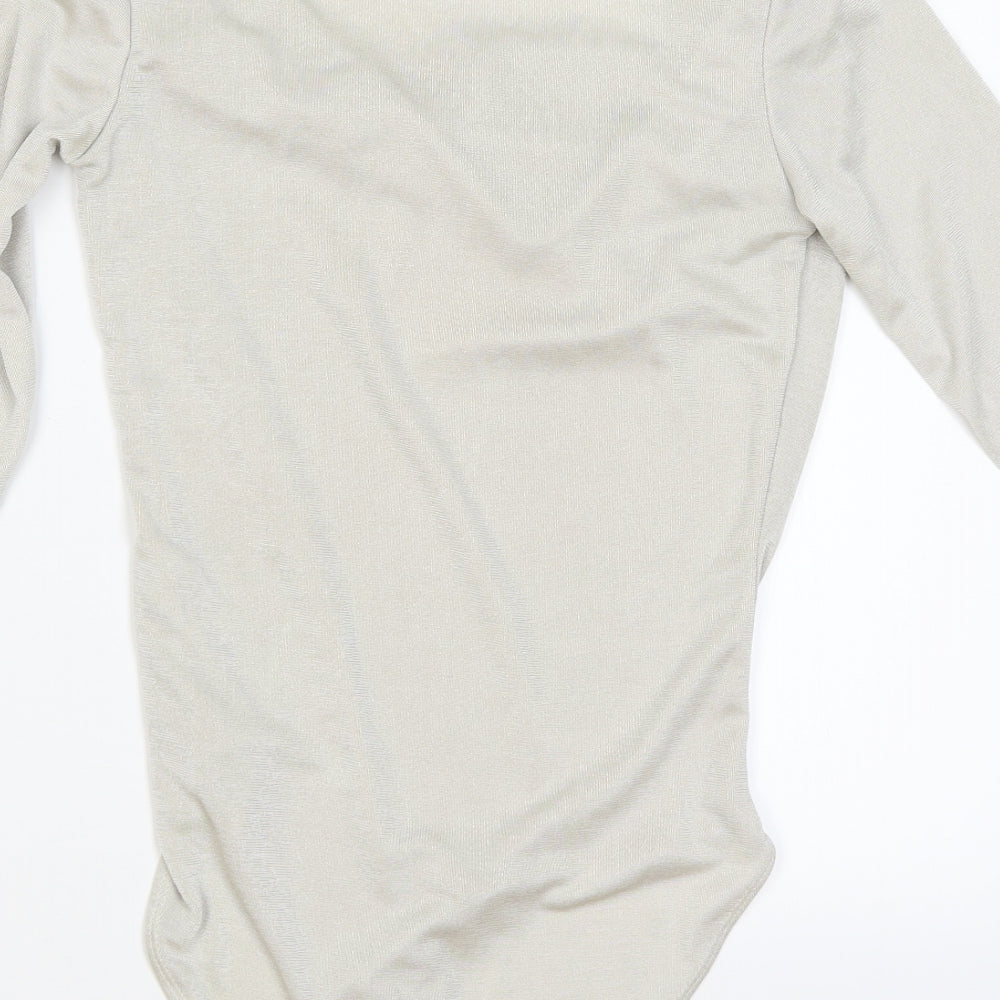 Very Womens Silver   Bodysuit One-Piece Size 10