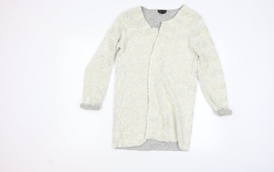 Topshop Womens White   Cardigan Jumper Size 6