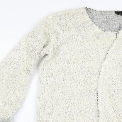 Topshop Womens White   Cardigan Jumper Size 6