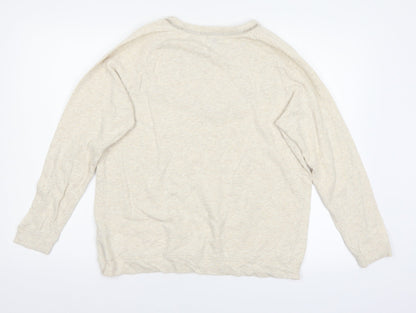 H&M Womens Beige   Pullover Jumper Size L