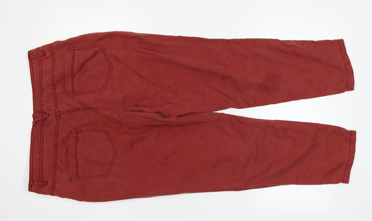 89th & Madison Womens Red   Trousers  Size 12 L25 in