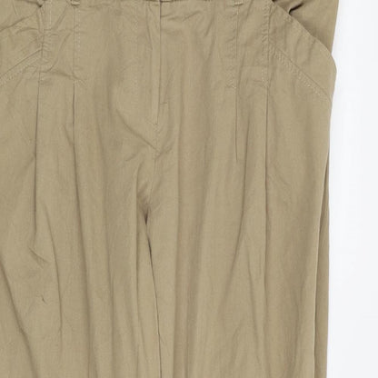 Select Womens Beige   Chino Trousers Size 14 L26 in