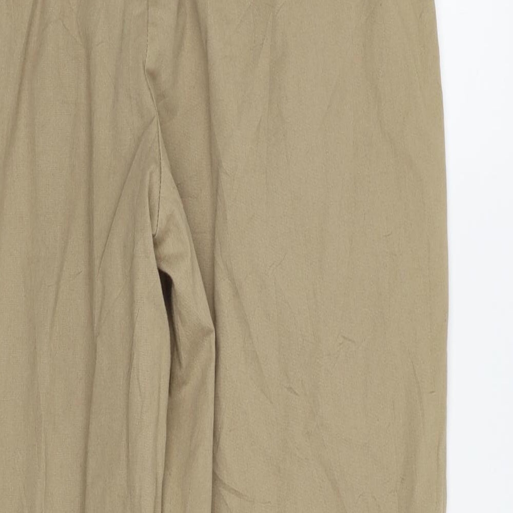 Select Womens Beige   Chino Trousers Size 14 L26 in