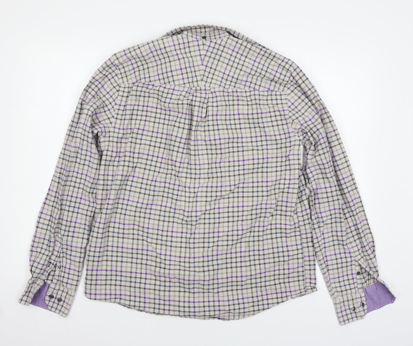 Mens UK Size M John Lewis Multicoloured  Button-Up Long Sleeve Casual Shirt