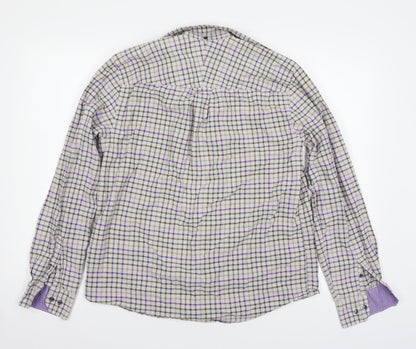Mens UK Size M John Lewis Multicoloured  Button-Up Long Sleeve Casual Shirt