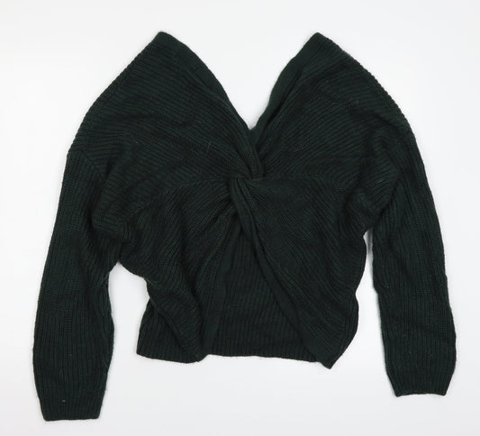 New Look Womens Green   Pullover Jumper Size M