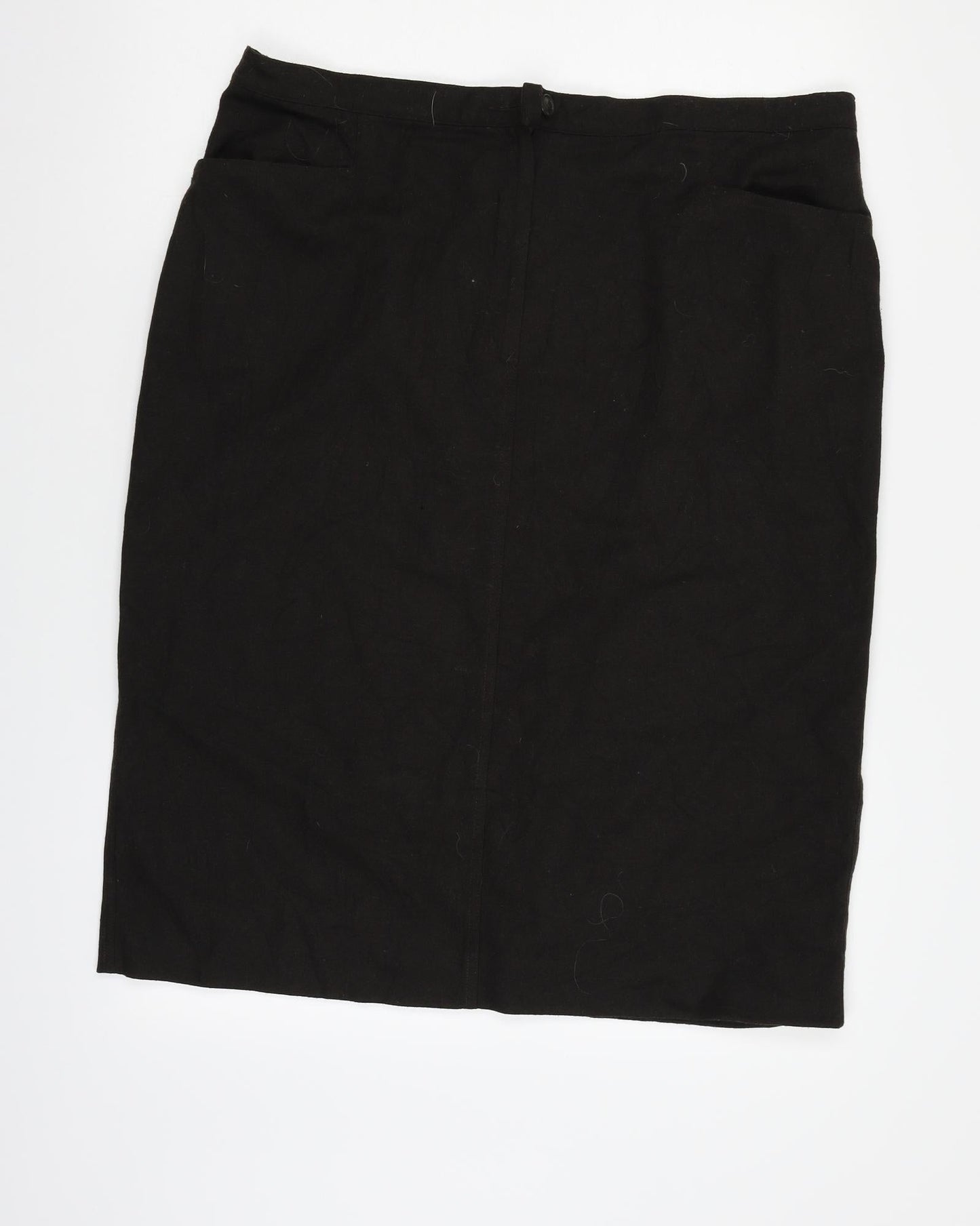 Miro Sport Womens Brown   Straight & Pencil Skirt Size L
